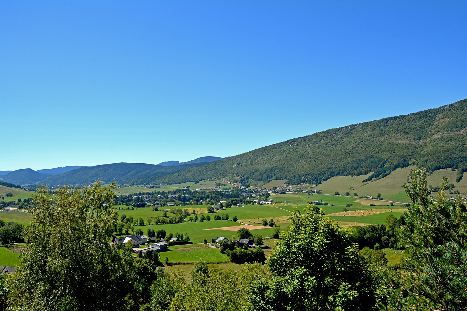 Paysage du Val de Lans en Vercors