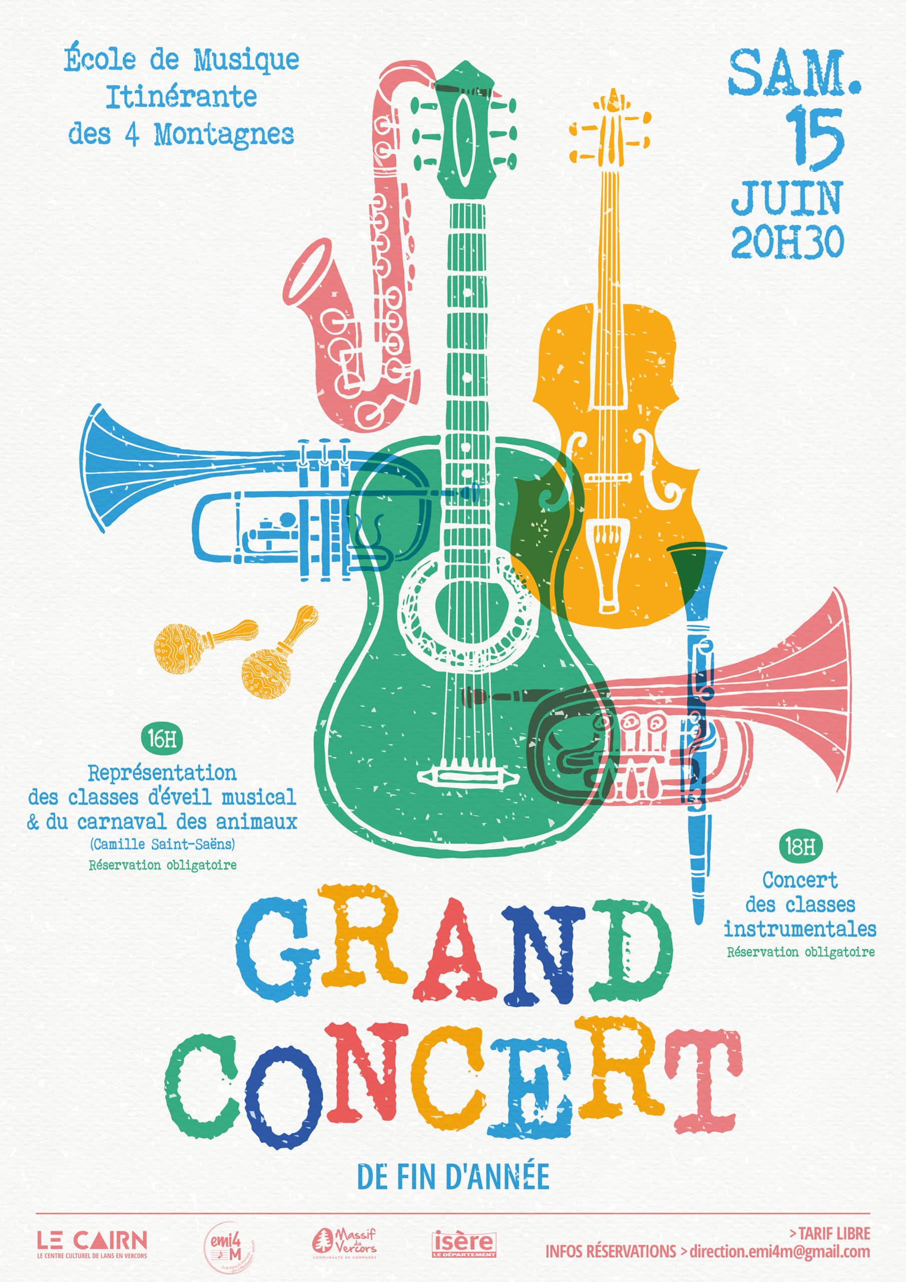 Affiche Grands concerts EMI4M 2024