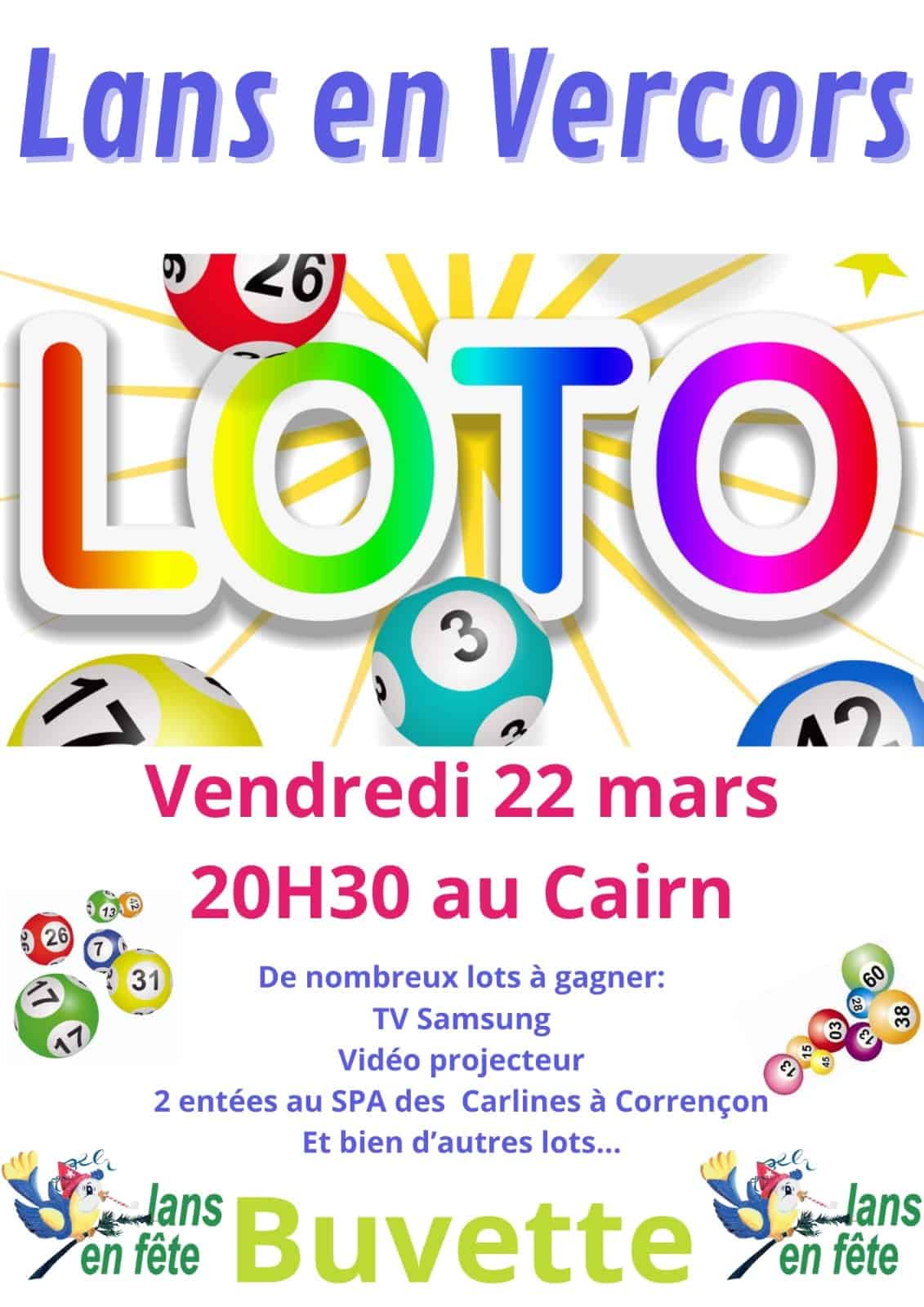 affiche loto lans en fete 2024