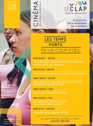 programme clap sept-oct26